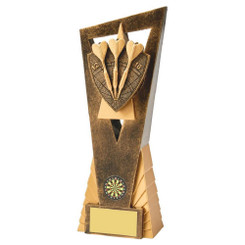 Antique Gold Darts Edge Award - 23cm