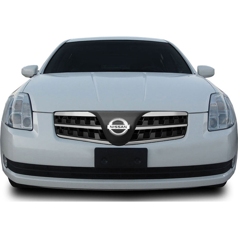 Chrome Front Grille Assembly For 2009-2014 Nissan Maxima - Direct Replacement, Honeycomb Style 5 thumbnail image