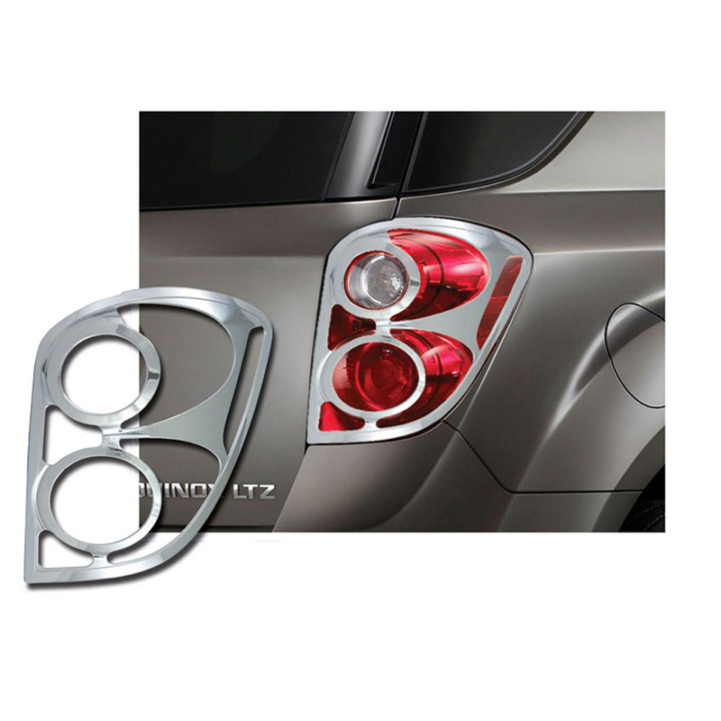 CHROME TRIM BEZEL TAIL LIGHTS COVER COVERS FOR 2010-2015 CHEVY EQUINOX CHROME TRIM BEZEL TAIL LIGHTS COVER COVERS FOR 2010-2015 CHEVY EQUINOX