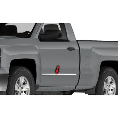 Auto Reflections | Side Molding and Rocker Panels | 14-15 Chevrolet Silverado 1500 | R2140-Silverado-Moldings