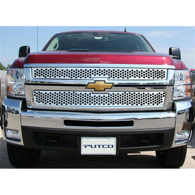 Putco | Grille Overlays and Inserts | 07-10 Chevrolet Silverado HD | PUTG0259