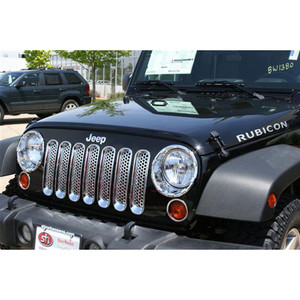 Putco | Grille Overlays and Inserts | 07-15 Jeep Wrangler | PUTG0542