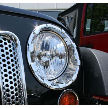 Putco | Front and Rear Light Bezels and Trim | 07-15 Jeep Wrangler | PUTZ0027