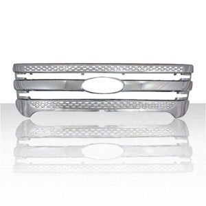 1pc Chrome ABS Grille Overlay for 2011-2015 Ford Explorer