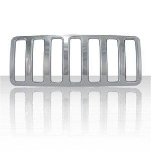 1pc Chrome ABS Grille Overlay for 2007-2010 Jeep Compass Sport,Latitude
