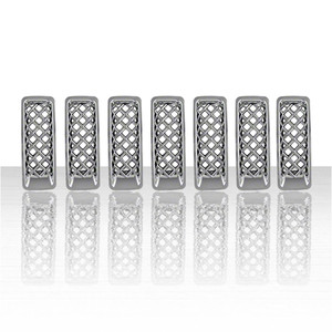 7pc Chrome ABS Grille Overlay for 2011-2019 Jeep Patriot Sport