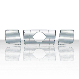 3pc Chrome ABS Grille Insert for 2004-2007 Nissan Armada SE, LE