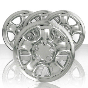 Set of Four 17" Chrome ABS Wheel Skins for 2002-2012 Dodge RAM 1500