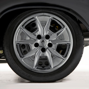 Set of Four 17" Chrome ABS Wheel Covers for 2011-2015 Ford Explorer (Push-on)