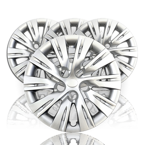Set of Four 16" Silver ABS Wheel Covers for 2012-2014 Toyota Camry (Push-on)