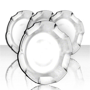 Set of 4 Brushed Aluminum ABS Center Caps for 2007-2009 Chevy Silverado 1500