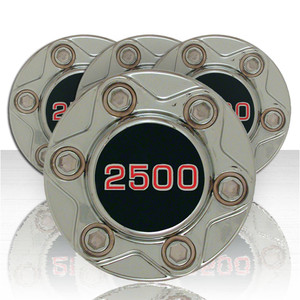 Set of 4 Chrome ABS Center Caps for 1995-1999 Chevy Tahoe 4x4