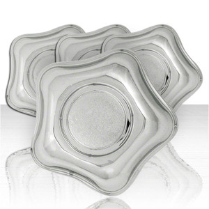 Set of 4 Chrome ABS Center Caps for 1995-2001 Ford Explorer