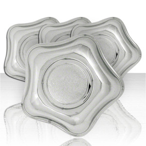 Set of 4 Chrome ABS Center Caps for 1995-1998 Ford Ranger