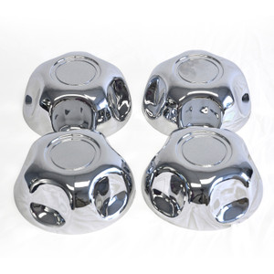 Set of 4 Chrome ABS Center Caps for 1995-1999 Ford Ranger