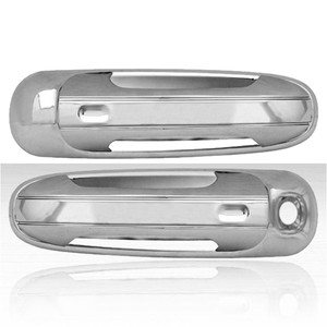 2dr Door Handle Cover Set for 2005-2008 Dodge Dakota - Chrome