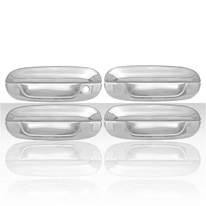 4dr Door Handle Cover Set for 2003-2008 Isuzu Ascender - Chrome