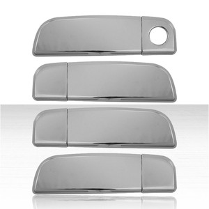 4dr Door Handle Cover Set for 10 KIA Soul Base, Plus, Exclaim, Sport - Chrome