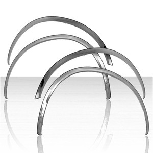 Long Fender Trim Set for 2009-2018 Dodge RAM 1500 Stainless Steel