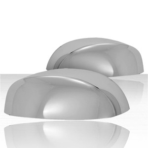 Upper Mirror Cover Set for 2007-2013 Chevy Silverado - Chrome