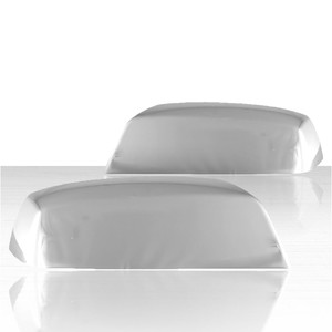 Upper Replacement Mirror Cover Set for 2015-16 Chevy Silverado 2500 - Chrome
