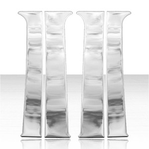 Pillar Post Cover Set for 2007-2014 Chevy Suburban Stainless Steel