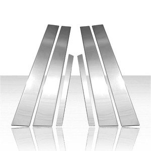 Pillar Post Cover Set for 2007-2012 Nissan Altima Sedan Stainless Steel