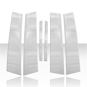Pillar Post Cover Set for 2011-2013 Buick Regal Stainless Steel