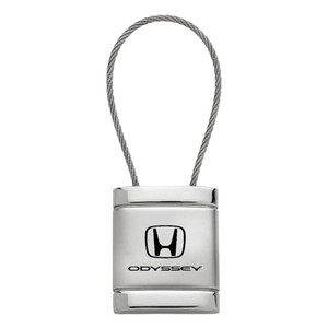 Honda Odyssey on Satin-Chrome Cable Keychain - Officially Licensed