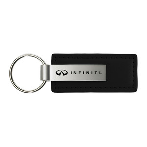 Infiniti on Black Leather Keychain - Officially Licensed
