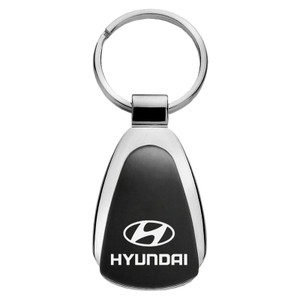 Hyundai on Black Teardrop Keychain - Officially Licensed