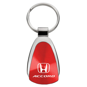 Honda Accord on Red Teardrop Keychain - Officially Licensed