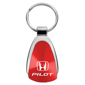Honda Pilot on Red Teardrop Keychain - Officially Licensed