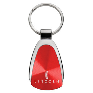 Lincoln on Red Teardrop Keychain - Officially Licensed