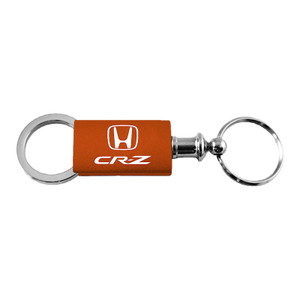 Honda CR-Z on Orange Anodized Aluminum Valet Keychain - Officially Licensed
