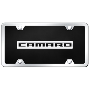 Au-TOMOTIVE GOLD | License Plate Covers and Frames | Chevrolet Camaro | AUGD1476