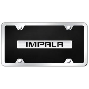 Au-TOMOTIVE GOLD | License Plate Covers and Frames | Chevrolet Impala | AUGD1477