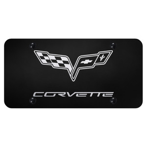 Au-TOMOTIVE GOLD | License Plate Covers and Frames | Chevrolet Corvette | AUGD1612