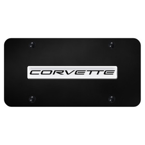 Au-TOMOTIVE GOLD | License Plate Covers and Frames | Chevrolet Corvette | AUGD1681