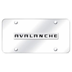 Au-TOMOTIVE GOLD | License Plate Covers and Frames | Chevrolet Avalanche | AUGD1909
