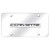 Au-TOMOTIVE GOLD | License Plate Covers and Frames | Chevrolet Corvette | AUGD1914