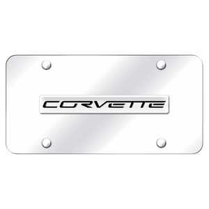 Au-TOMOTIVE GOLD | License Plate Covers and Frames | Chevrolet Corvette | AUGD1914