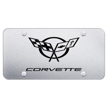 Au-TOMOTIVE GOLD | License Plate Covers and Frames | Chevrolet Corvette | AUGD1916