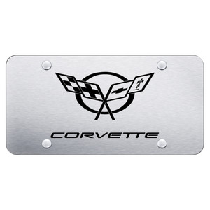 Au-TOMOTIVE GOLD | License Plate Covers and Frames | Chevrolet Corvette | AUGD1916