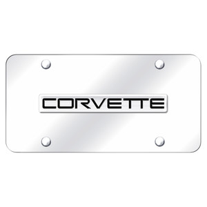 Au-TOMOTIVE GOLD | License Plate Covers and Frames | Chevrolet Corvette | AUGD1917