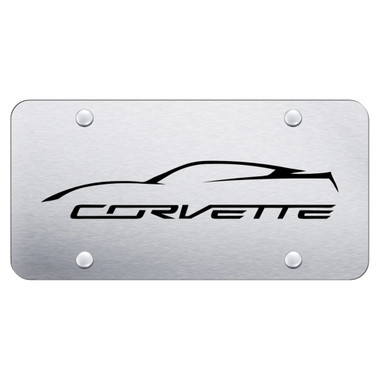 Au-TOMOTIVE GOLD | License Plate Covers and Frames | Chevrolet Corvette | AUGD1919