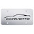 Au-TOMOTIVE GOLD | License Plate Covers and Frames | Chevrolet Corvette | AUGD1919