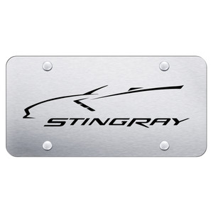 Au-TOMOTIVE GOLD | License Plate Covers and Frames | Chevrolet Corvette | AUGD1920
