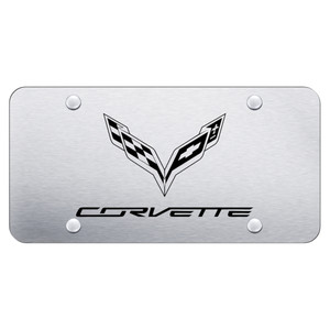 Au-TOMOTIVE GOLD | License Plate Covers and Frames | Chevrolet Corvette | AUGD1921