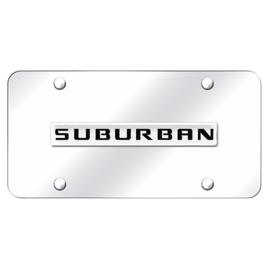 Au-TOMOTIVE GOLD | License Plate Covers and Frames | Chevrolet Suburban | AUGD1929